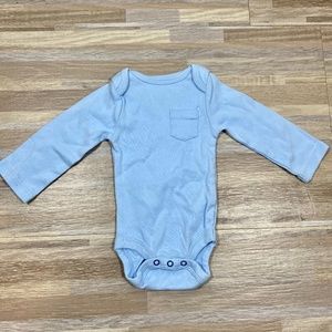 Cloud Island Newborn Long Sleeve Blue Body Suit